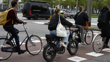 Fatbike in het verkeer