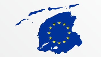 Friesland met Europa logo