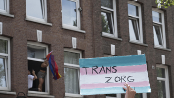 TransPride Walk in Amsterdam. Foto: Sabine Joosten (ANP)