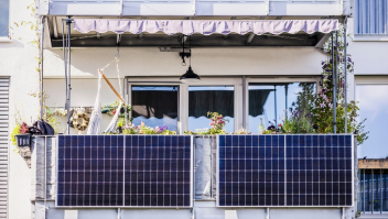 In Duitsland geplaatste balkonpanelen 