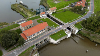 Het gemaal Buma bij Lemmer in Friesland.