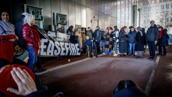 Protesterende ambtenaren