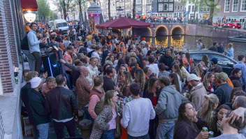 Koningsdag in Amsterdam  