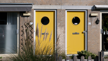 Sociale huurwoningen van woningcorporatie Parteon in Zaandam.